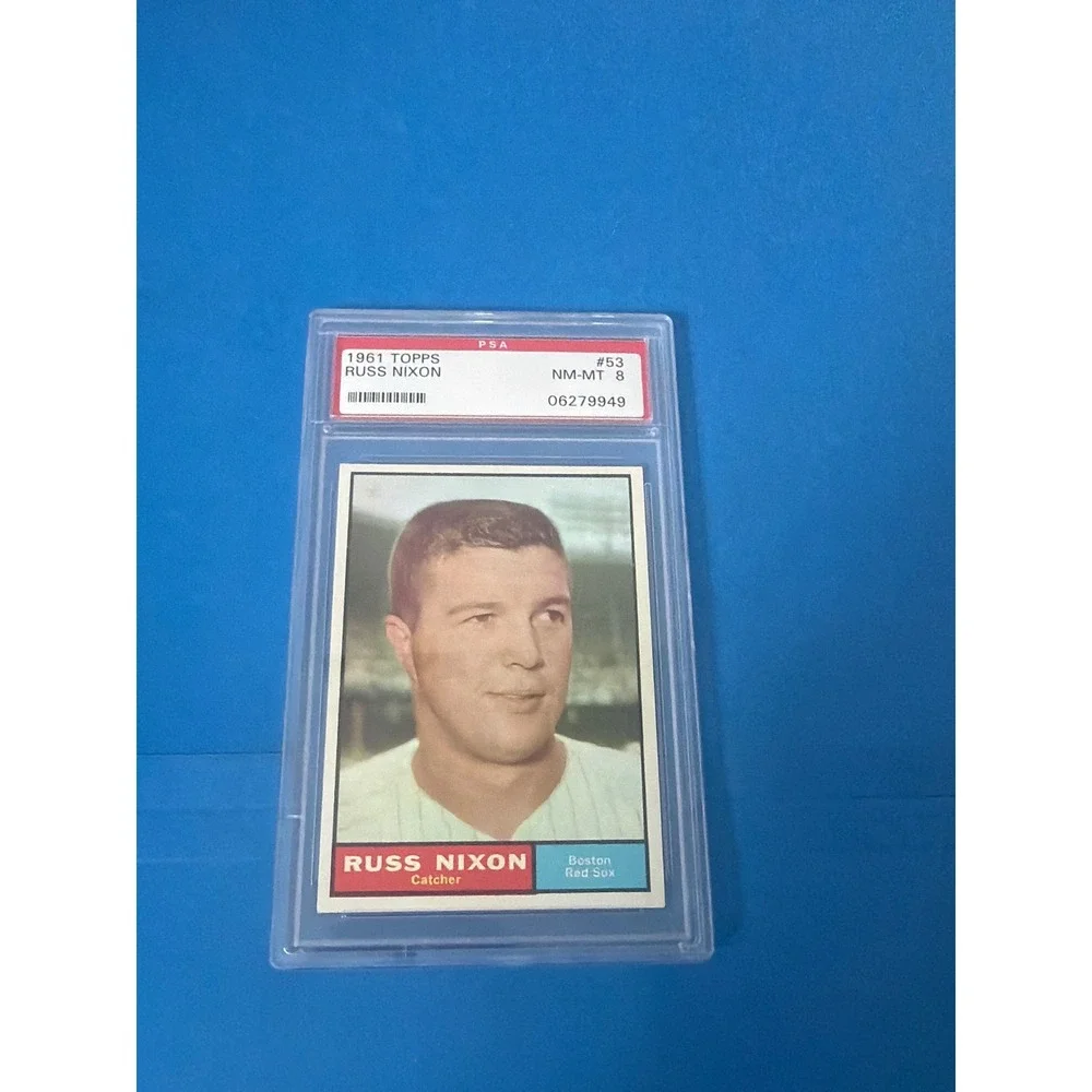 1961 Topps Russ Nixon #53 Boston Red Sox PSA 8 NM-MT Baseball Card